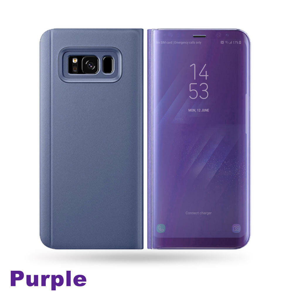 Mirror Flip Case for S22 S21 S10 5G S9 S8 Plus Note 10 9 S20 Ultra Note 20 - Eastlakes Electronics