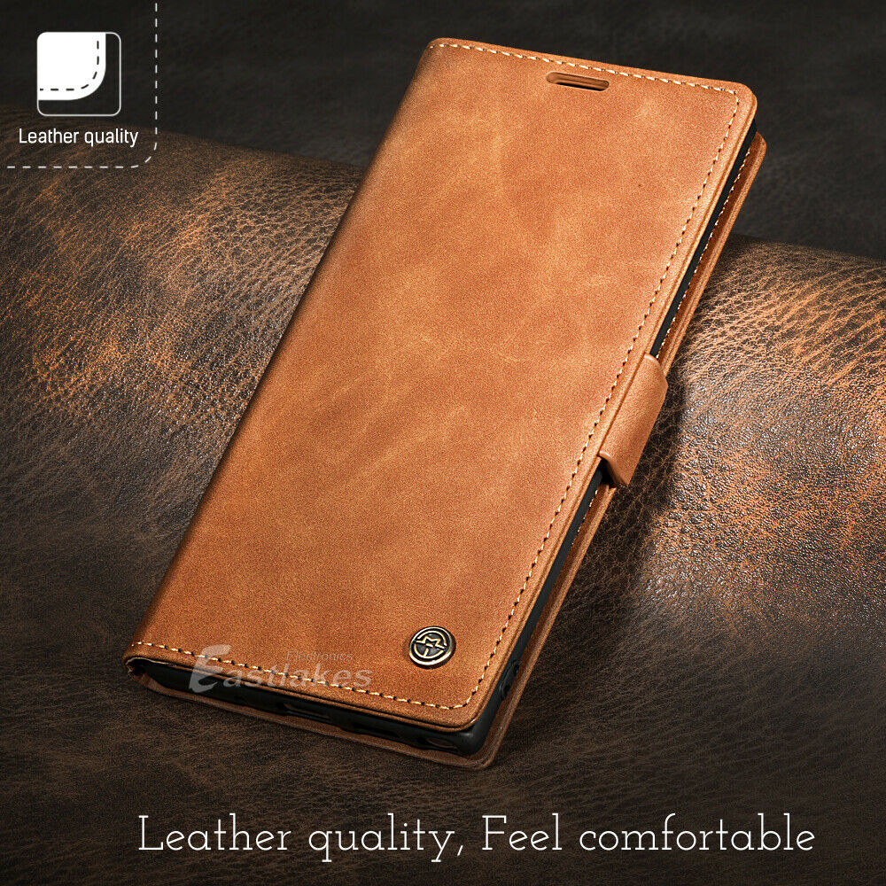 Leather Wallet Case for Samsung S10 Note 10 Plus 5G S20 S21 S22 Ultra - Eastlakes Electronics