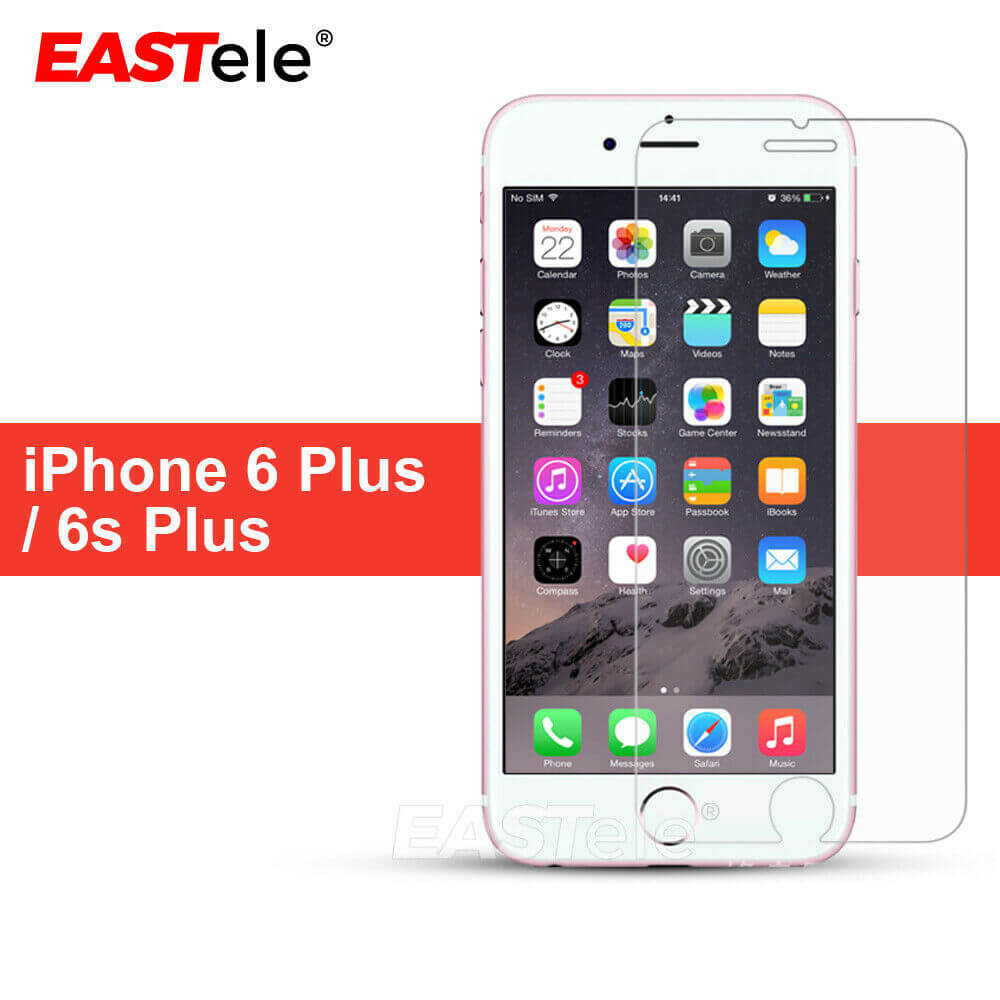 [2 Pack] EASTele Tempered Glass Screen Protector For Apple iPhone Series - Eastlakes Electronics