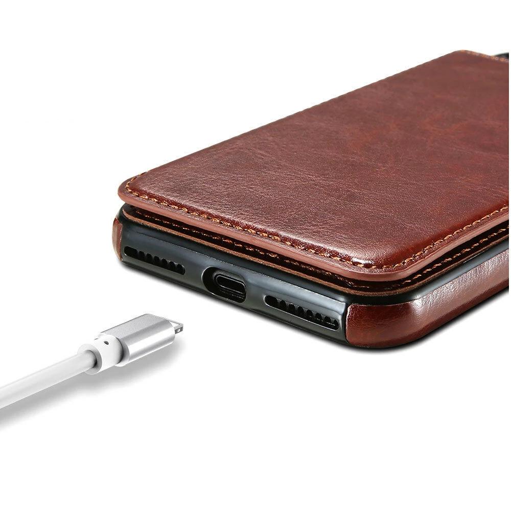 Magnetic Flip Leather Wallet Case for iPhone - Eastlakes Electronics