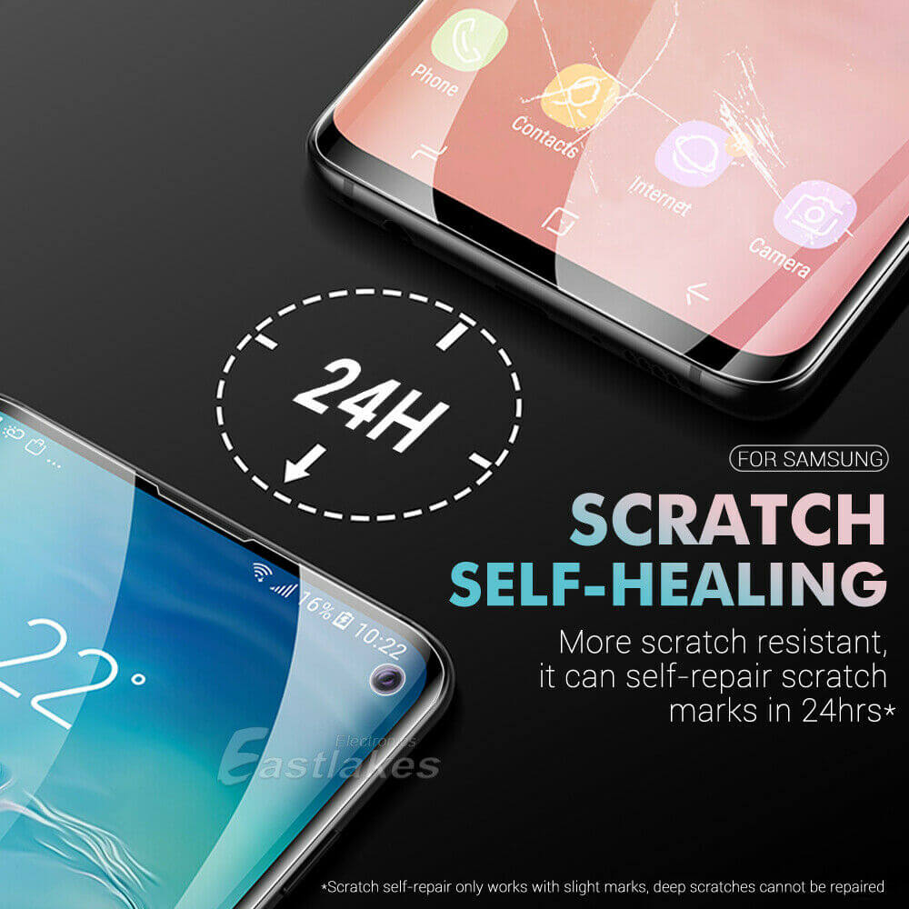 [3 Pack] Hydrogel Screen Protector Samsung Galaxy - Eastlakes Electronics