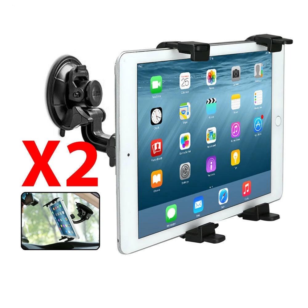 [2 Pack] Car Windscreen Suction Mount Holder For Tablets - Eastlakes Electronics