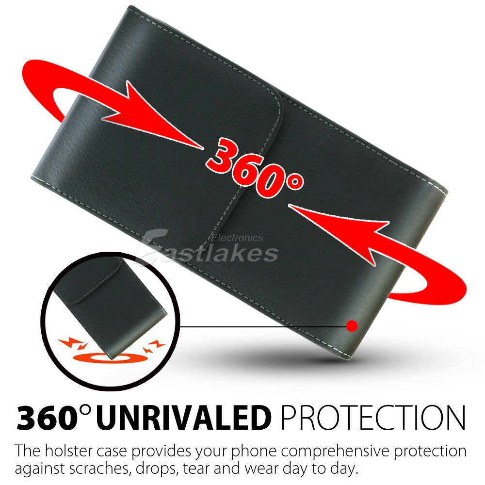 Universal Vertical Leather Pouch Case - Eastlakes Electronics