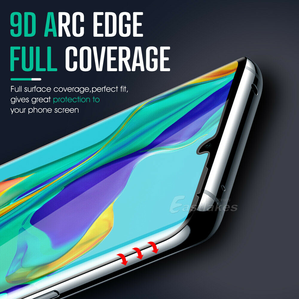 9D Full Coverage Tempered Glass Screen Protector Huawei P30 Pro Mate 30 20 Pro - Eastlakes Electronics