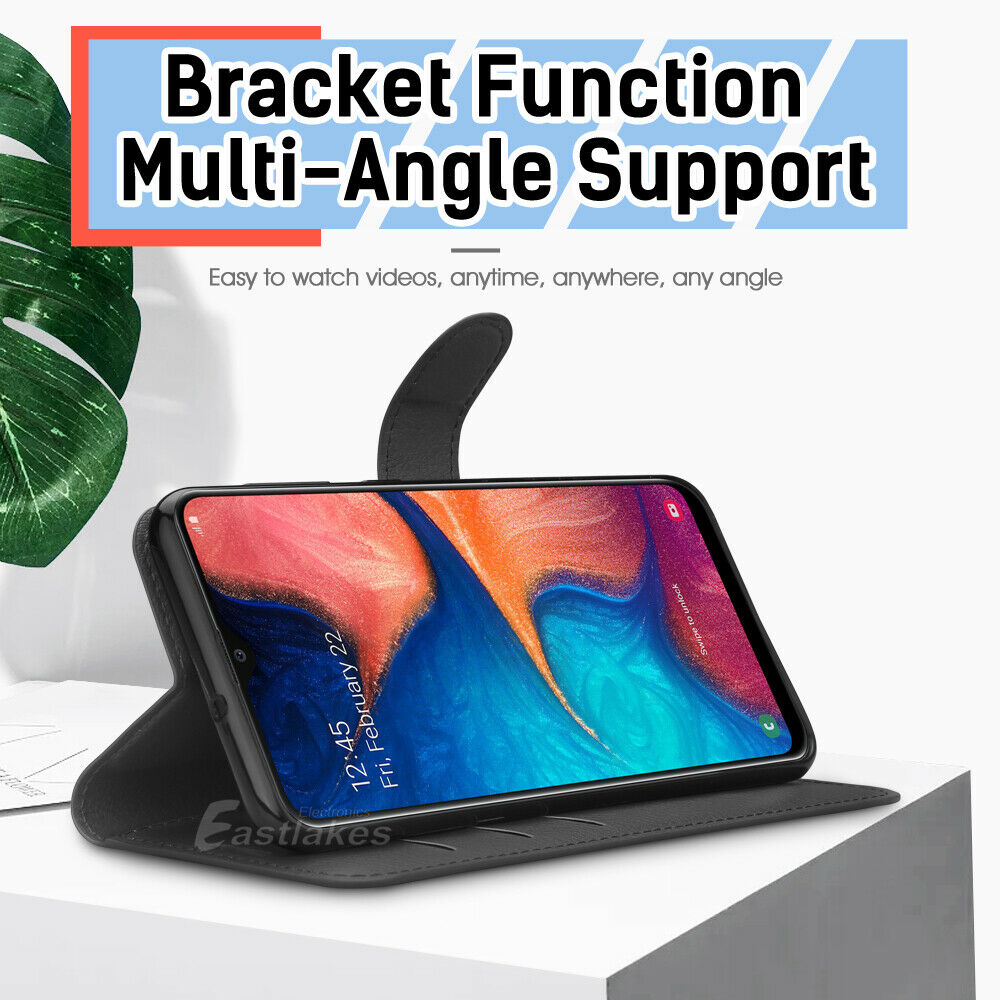 Leather Wallet Card Case For Samsung Galaxy A Series - Eastlakes Electronics