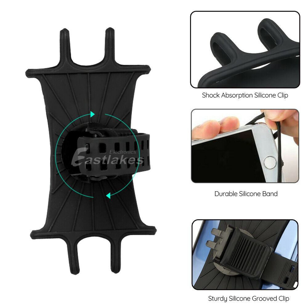 Bike Scooter Motorcycle Phone Cradle Mount Holder - Eastlakes Electronics