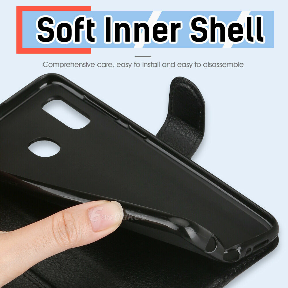 Leather Wallet Card Case For Samsung Galaxy A Series - Eastlakes Electronics