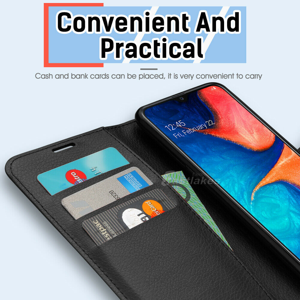 Leather Wallet Card Case For Samsung Galaxy A Series - Eastlakes Electronics