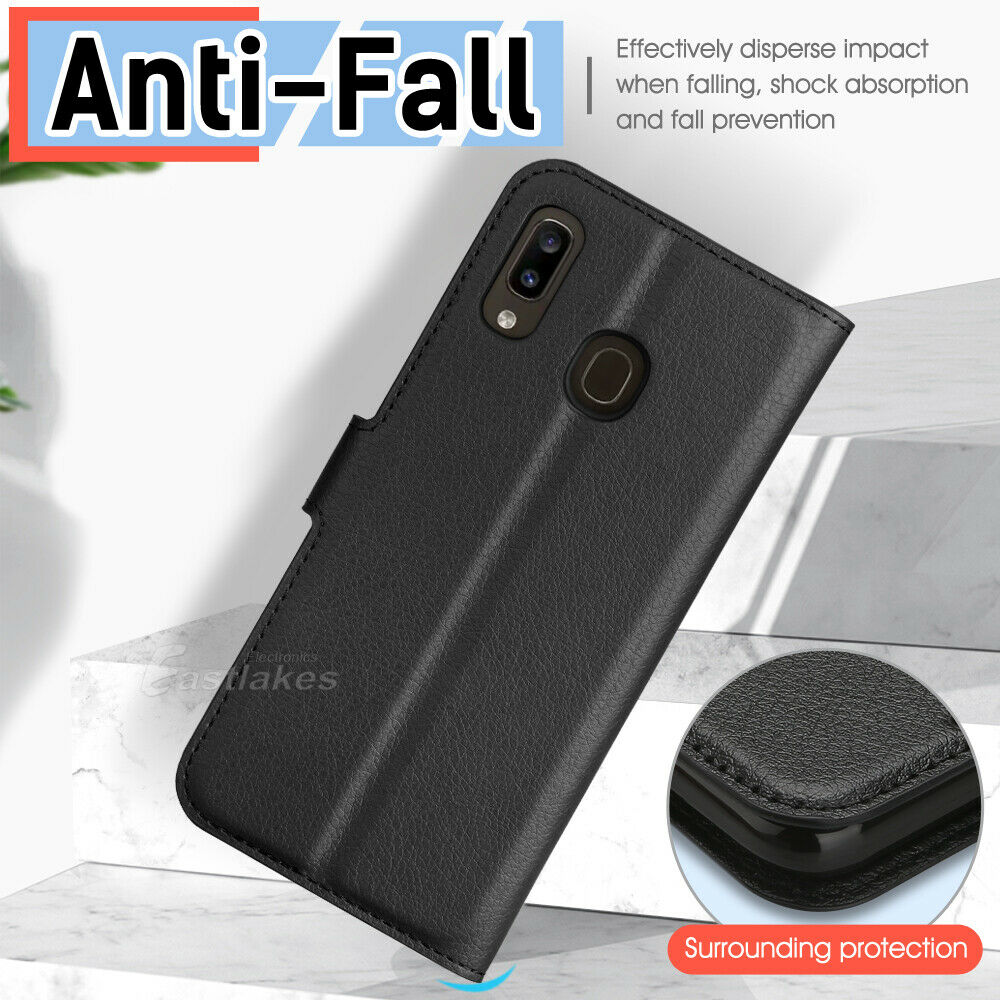 Leather Wallet Card Case For Samsung Galaxy A Series - Eastlakes Electronics