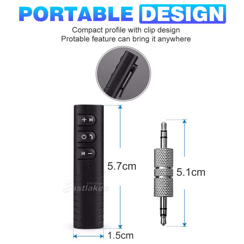 3.5mm Bluetooth Audio Receiver Adapter - Eastlakes Electronics