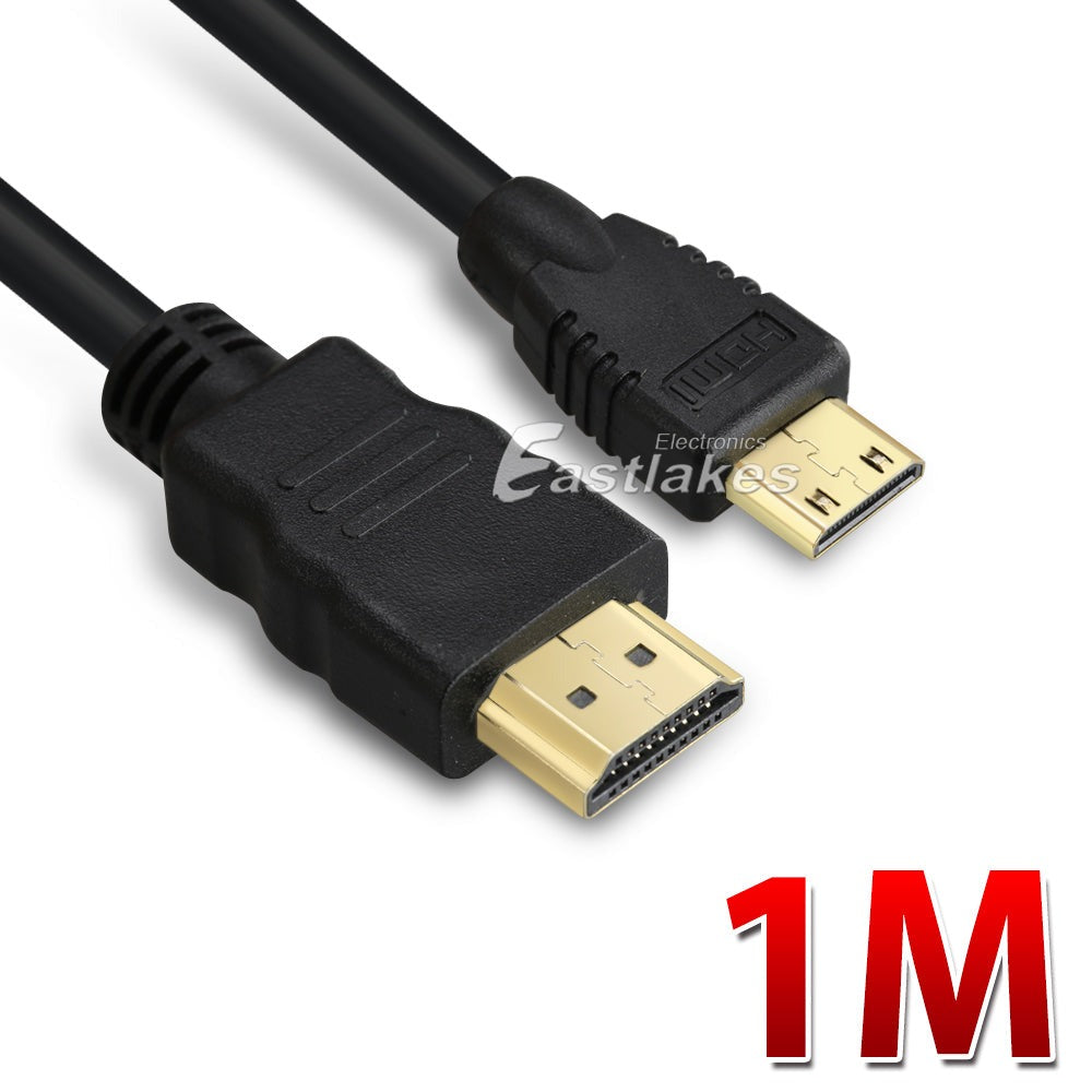 [1M-5M] mini HDMI to HDMI Cable HD 1080P - Eastlakes Electronics