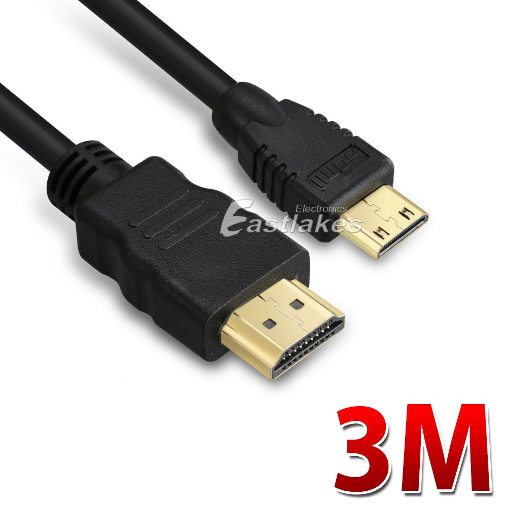 [1M-5M] mini HDMI to HDMI Cable HD 1080P - Eastlakes Electronics