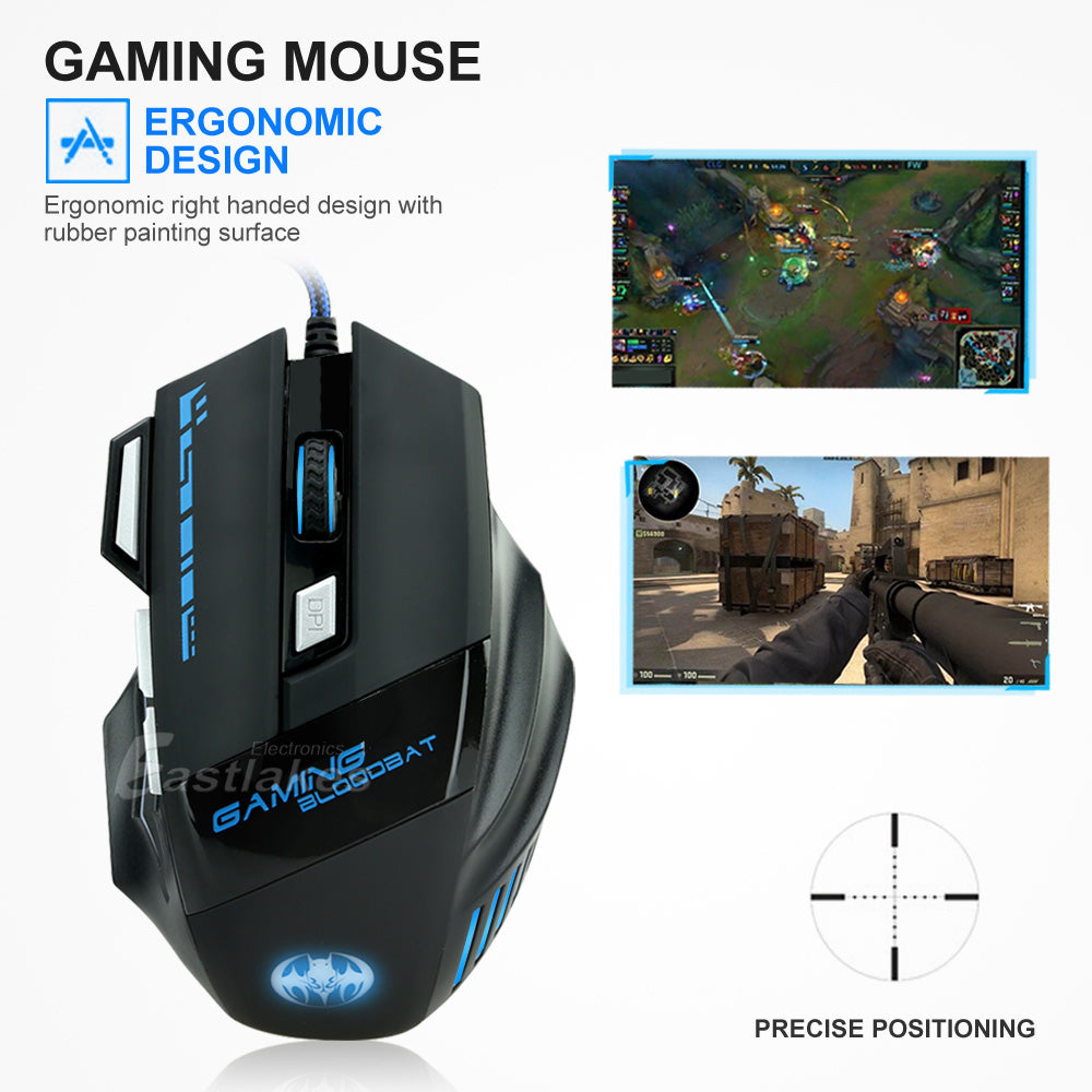 Wired RGB Gaming Mouse - Eastlakes Electronics