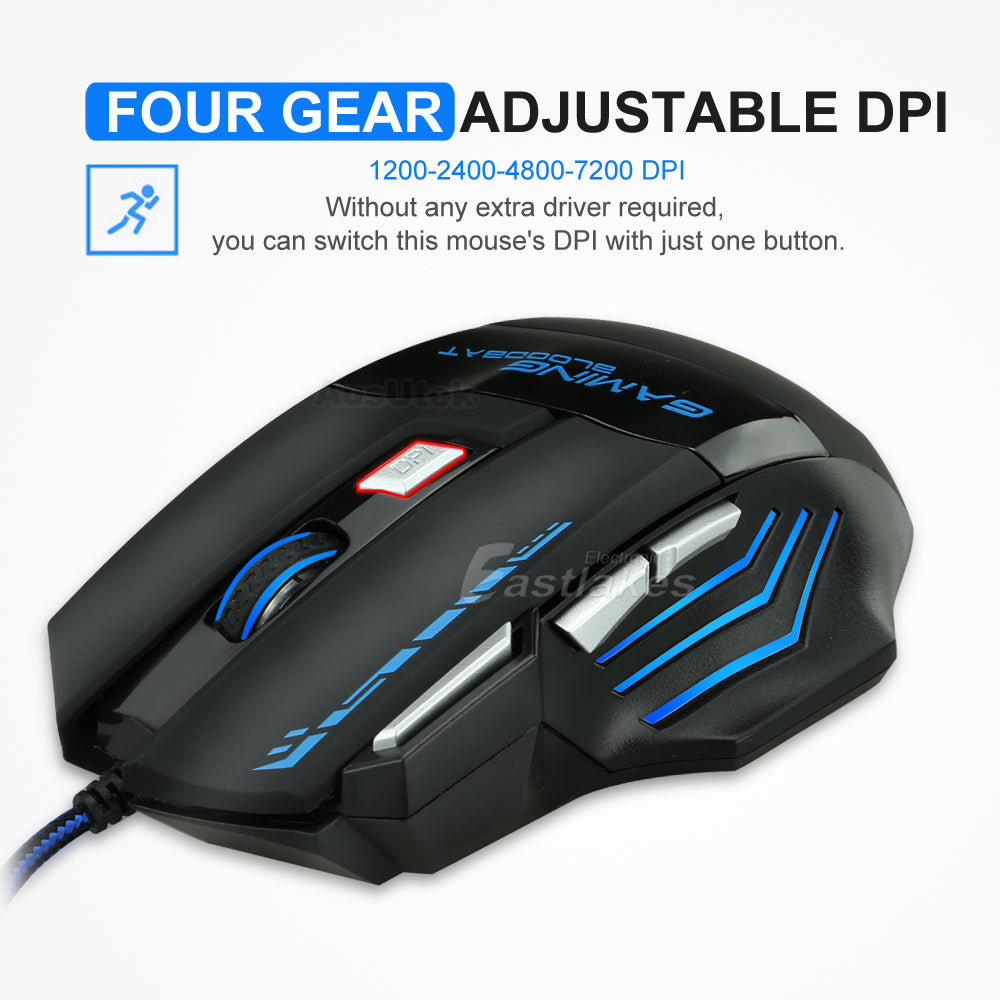 Wired RGB Gaming Mouse - Eastlakes Electronics