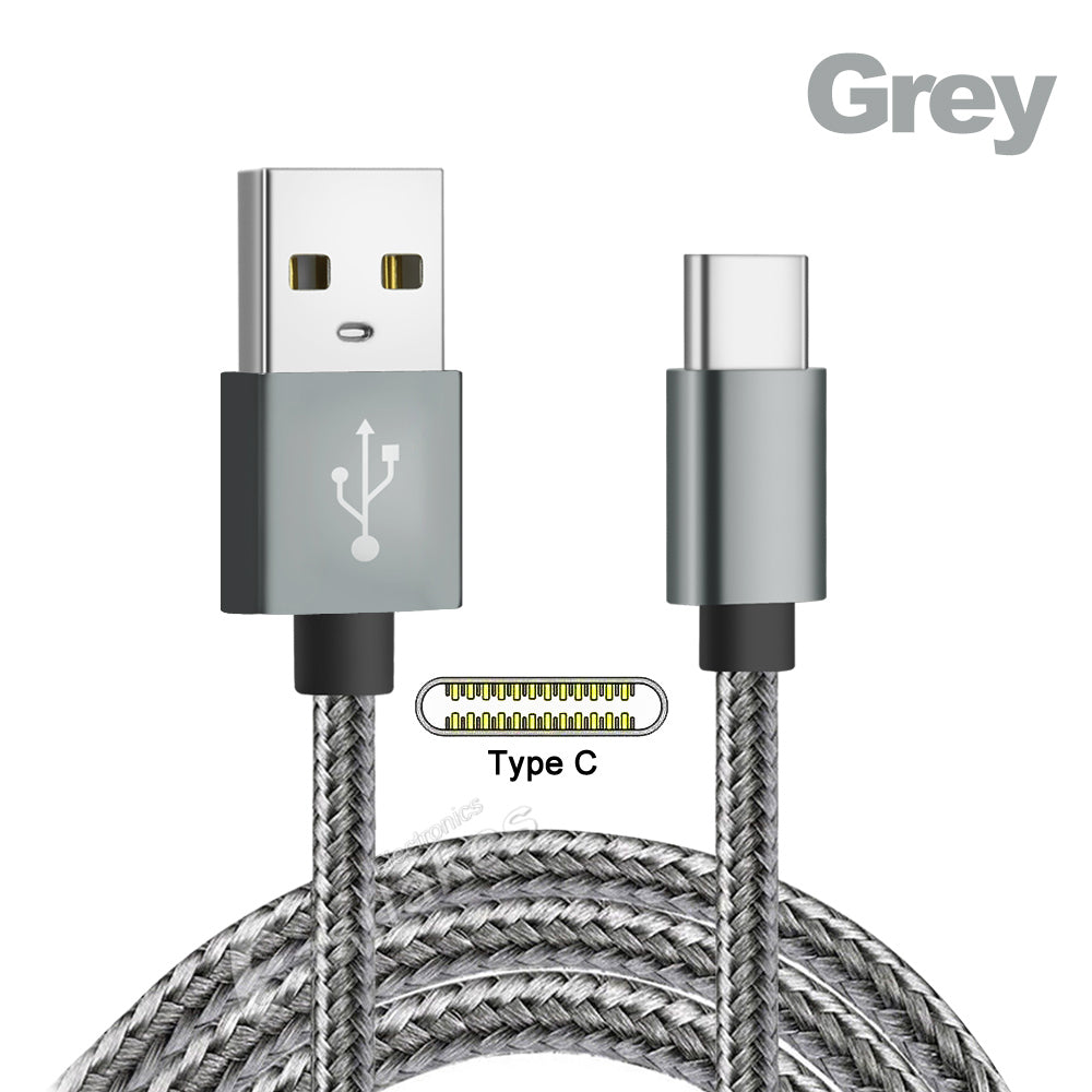 QC3.0 Fast Charging USB-C Type-C Data Charger Cable - Eastlakes Electronics