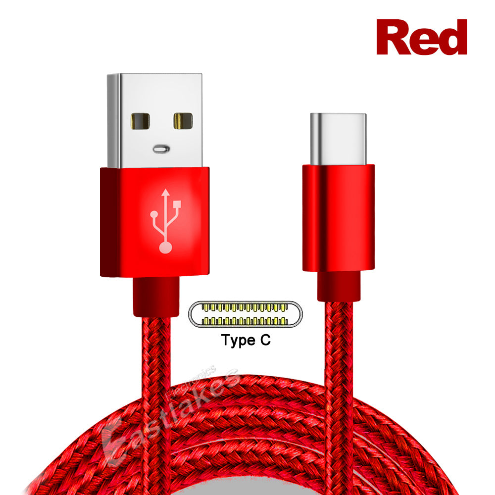 QC3.0 Fast Charging USB-C Type-C Data Charger Cable - Eastlakes Electronics