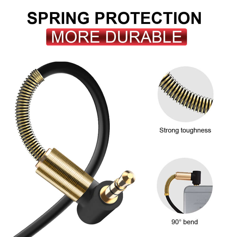 3.5mm AUX Male to Male Stereo Audio Cable - Eastlakes Electronics