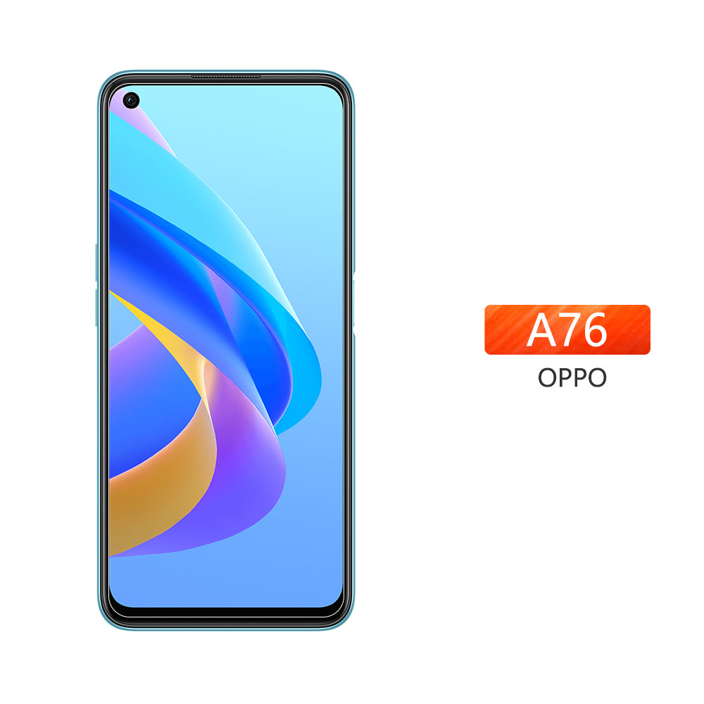 [2 Pack] Oppo Find X5 Lite Reno2 Z A76 A16S A54S A57 A73 A54 4G A74 5G Tempered Glass Screen Protector - Eastlakes Electronics