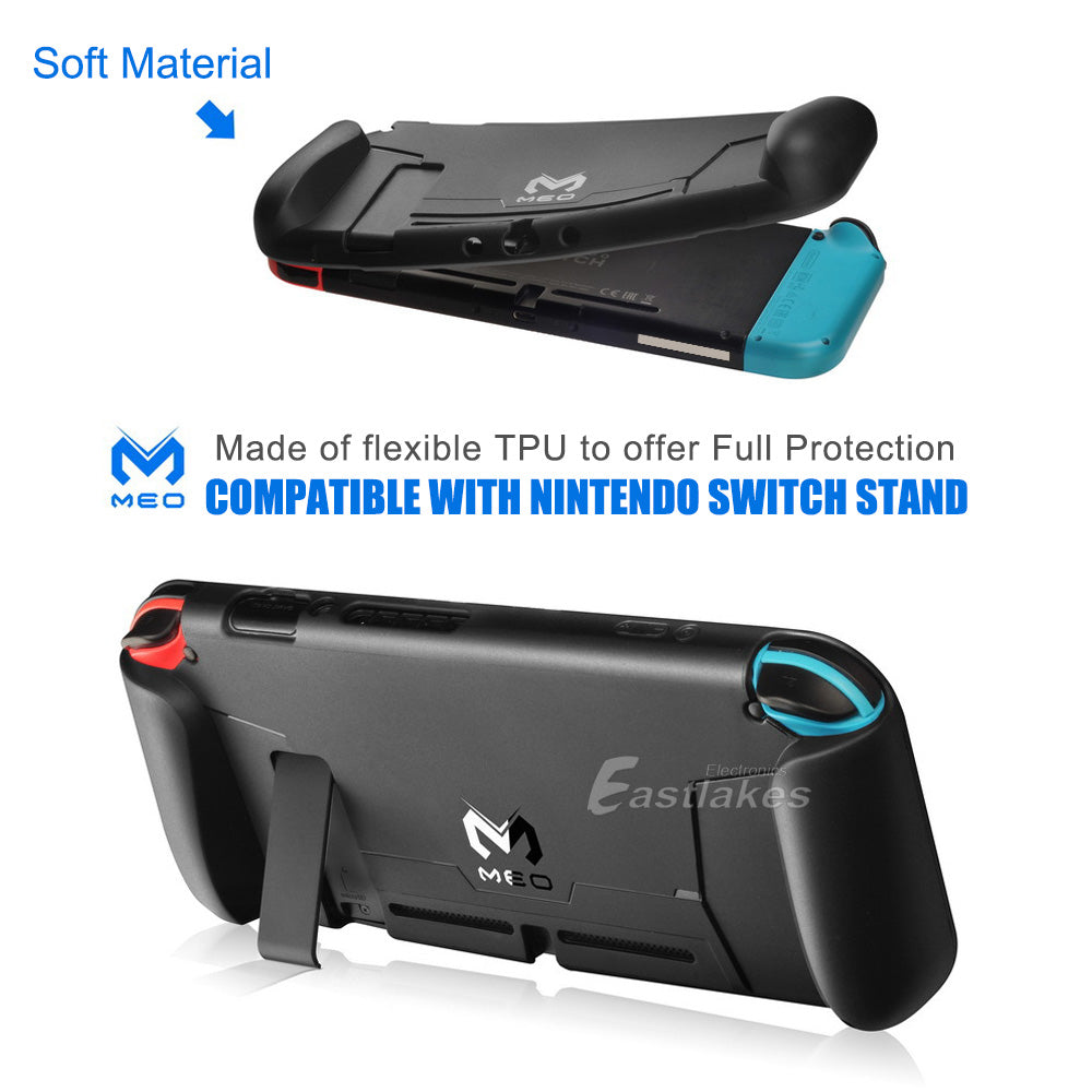 Soft TPU Case Shell For Nintendo Switch w/ Game Card Slots - Eastlakes Electronics