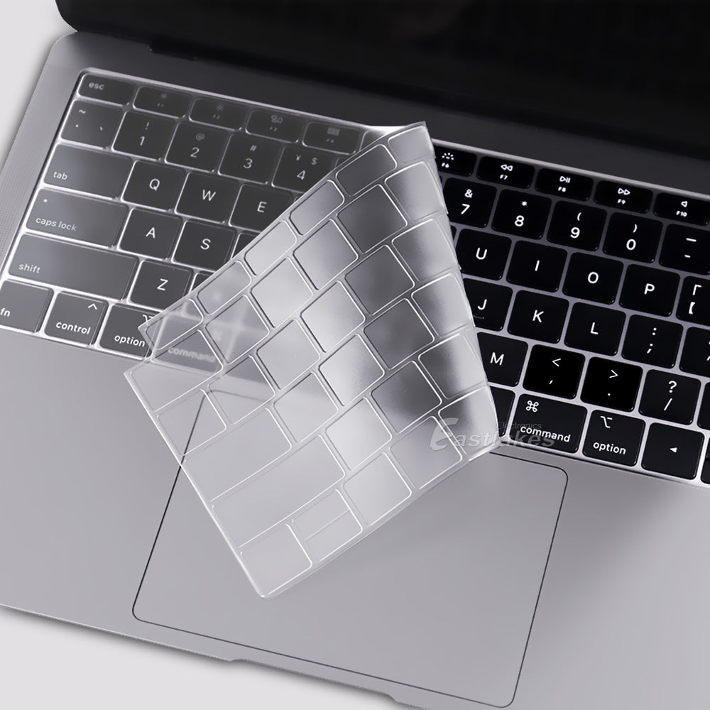 Silicone Clear Transparent Keyboard Cover for Macbook Air Pro Retina - Eastlakes Electronics