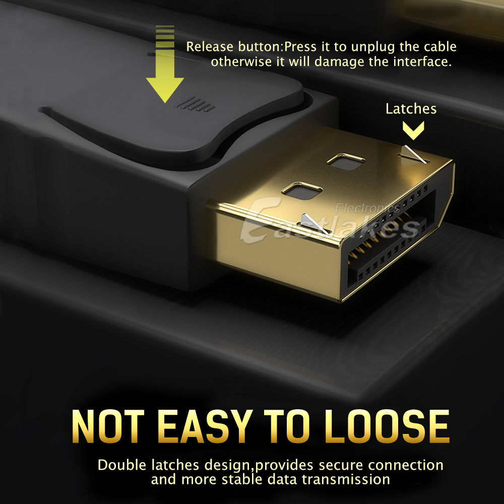 Displayport to HDMI Converter Cable 4K UHD - Eastlakes Electronics