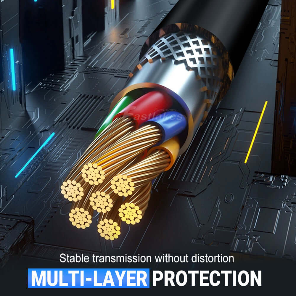 HDMI to HDMI Cable with Ethernet HEC ARC V2.0 - Eastlakes Electronics