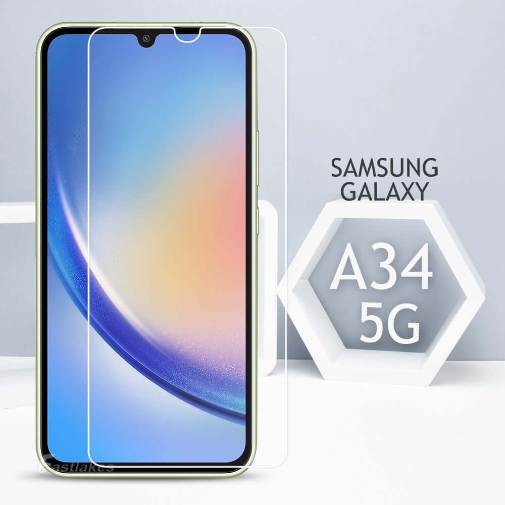 [2 Pack] Tempered Glass Screen Protector for Samsung Galaxy A Series