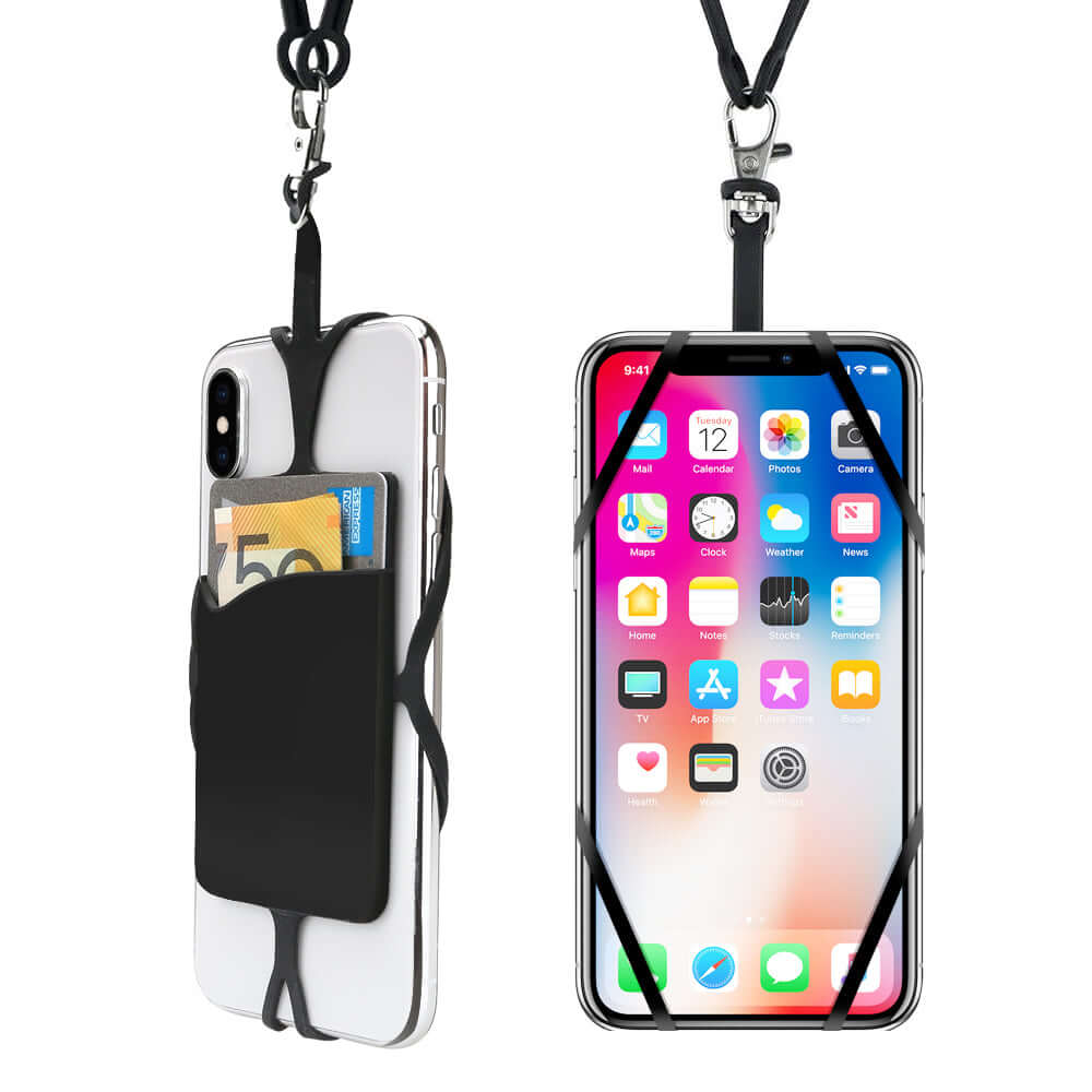 Silicone Phone Lanyard Neck Strap and Wrist Strap