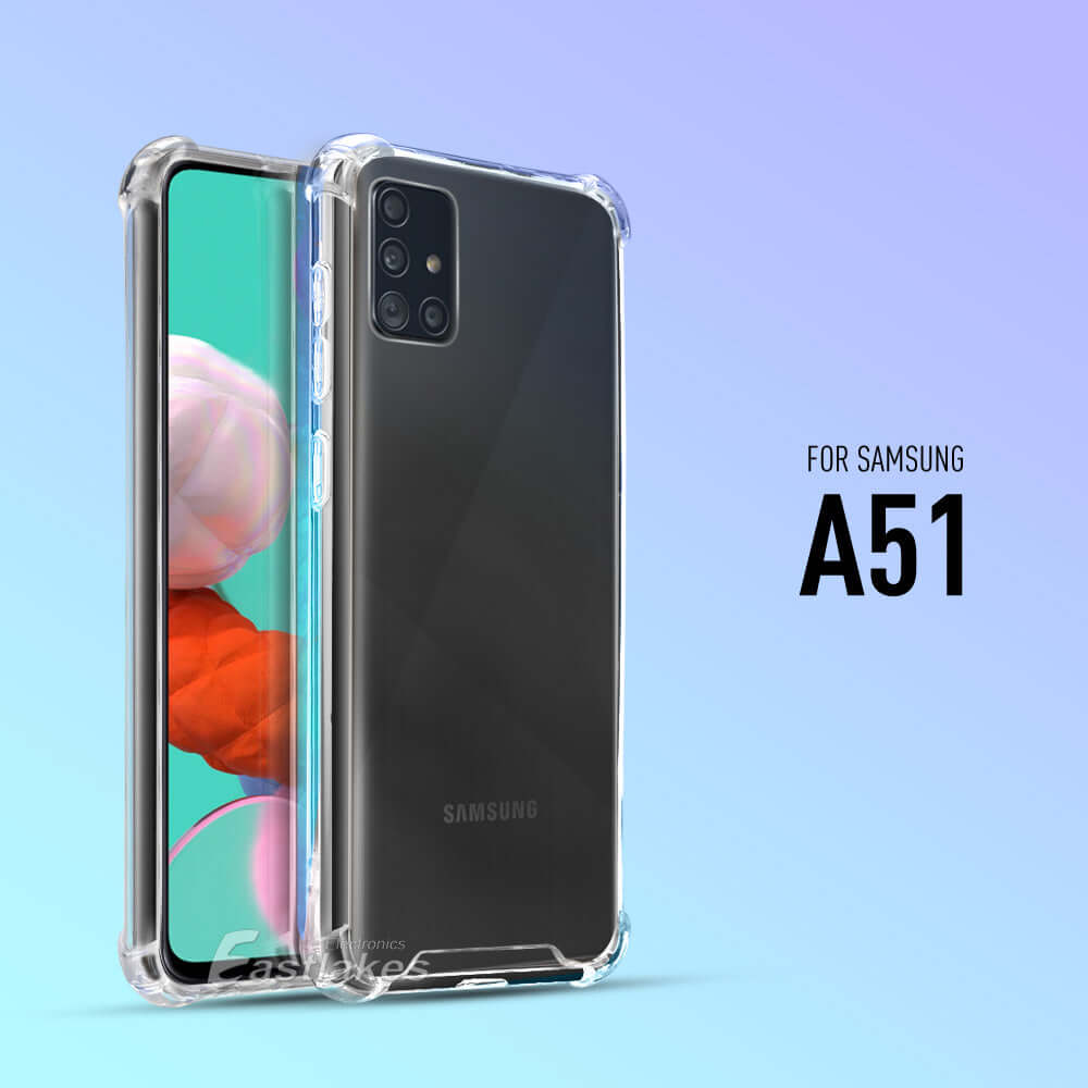 Shockproof Clear Silicone Case for Samsung Galaxy A Series - Eastlakes Electronics