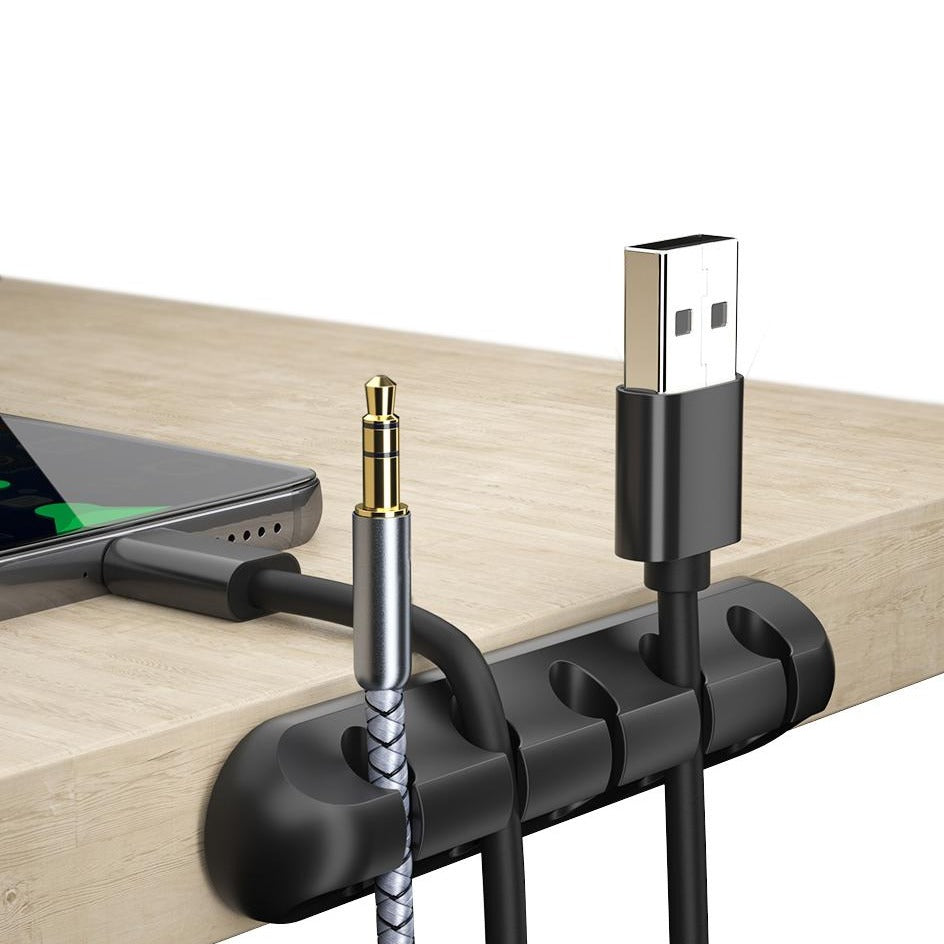 [3 Pack Set] Cable Self-Adhesive Desk Cord Management Organizer - Eastlakes Electronics