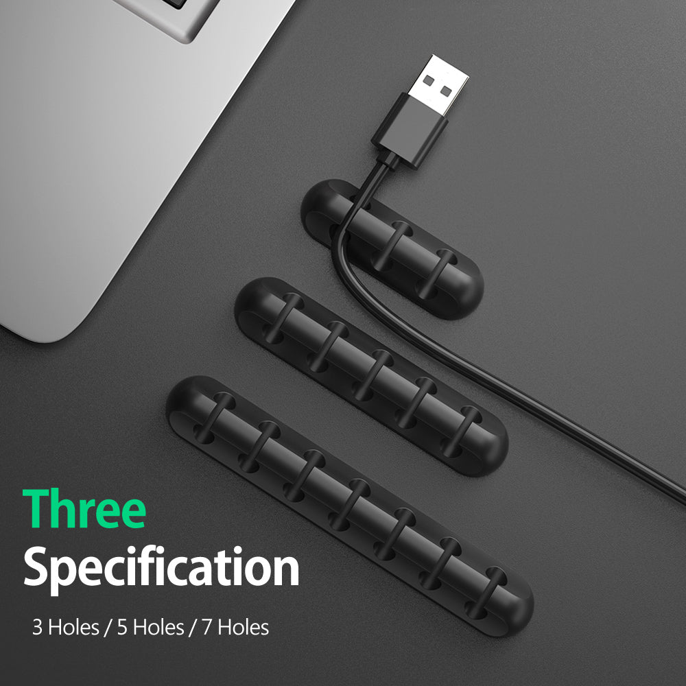 [3 Pack Set] Cable Self-Adhesive Desk Cord Management Organizer - Eastlakes Electronics