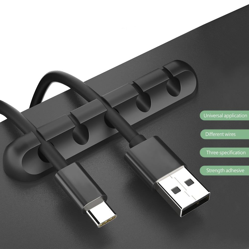 [3 Pack Set] Cable Self-Adhesive Desk Cord Management Organizer - Eastlakes Electronics