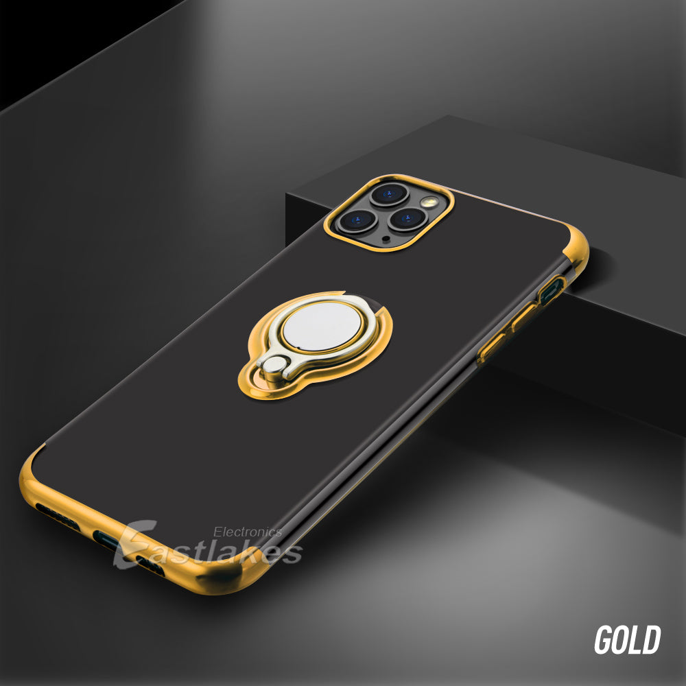 Silicone Magenetic Ring Case for iPhone 12 / 11 & X series - Eastlakes Electronics