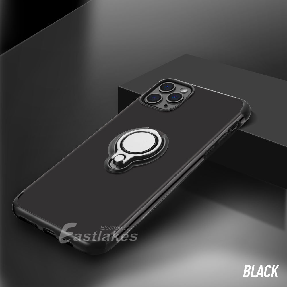 Silicone Magenetic Ring Case for iPhone 12 / 11 & X series - Eastlakes Electronics
