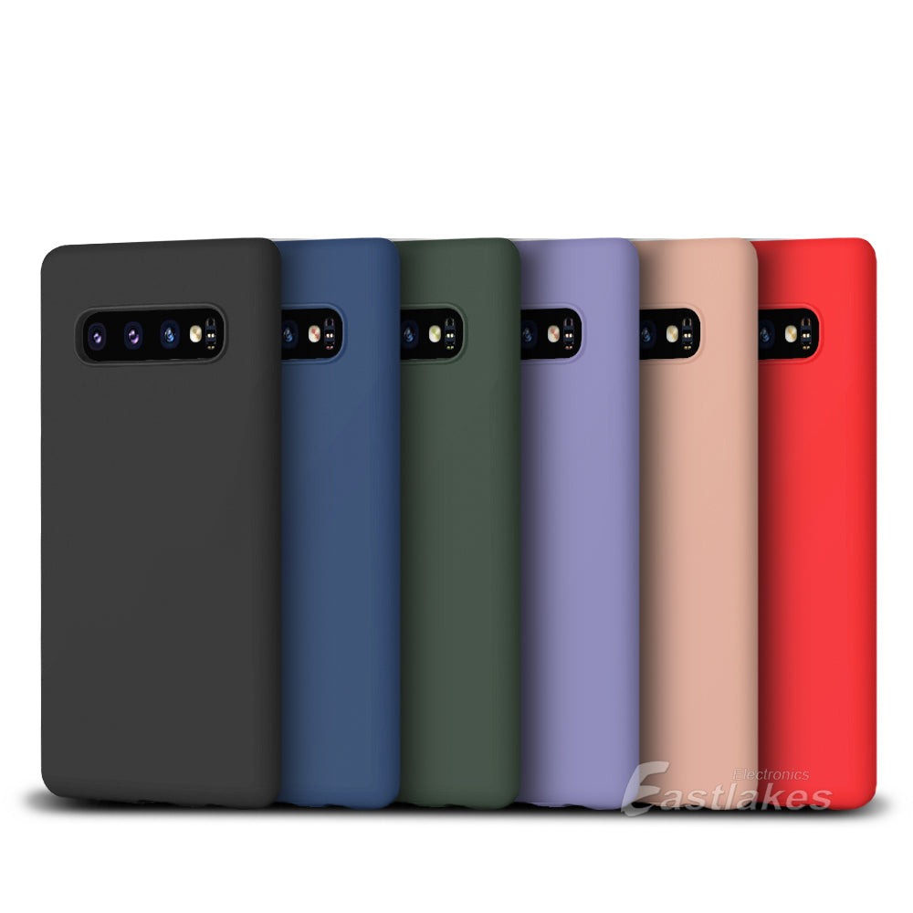 Liquid Silicone Gel Shockproof Case Cover For Samsung S22 S21 S20 FE - Eastlakes Electronics