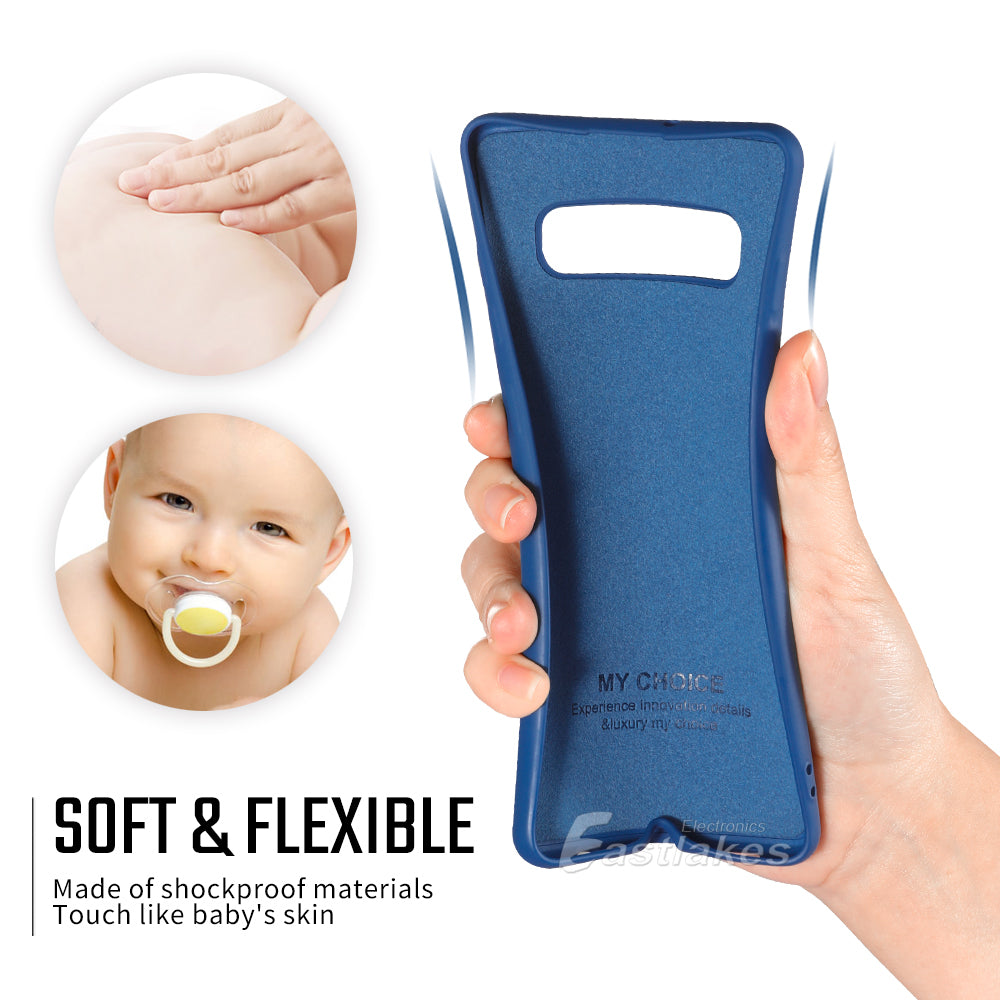 Liquid Silicone Gel Shockproof Case Cover For Samsung S22 S21 S20 FE - Eastlakes Electronics