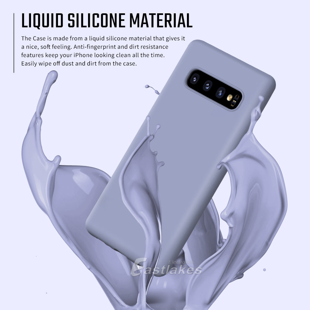 Liquid Silicone Gel Shockproof Case Cover For Samsung S22 S21 S20 FE - Eastlakes Electronics