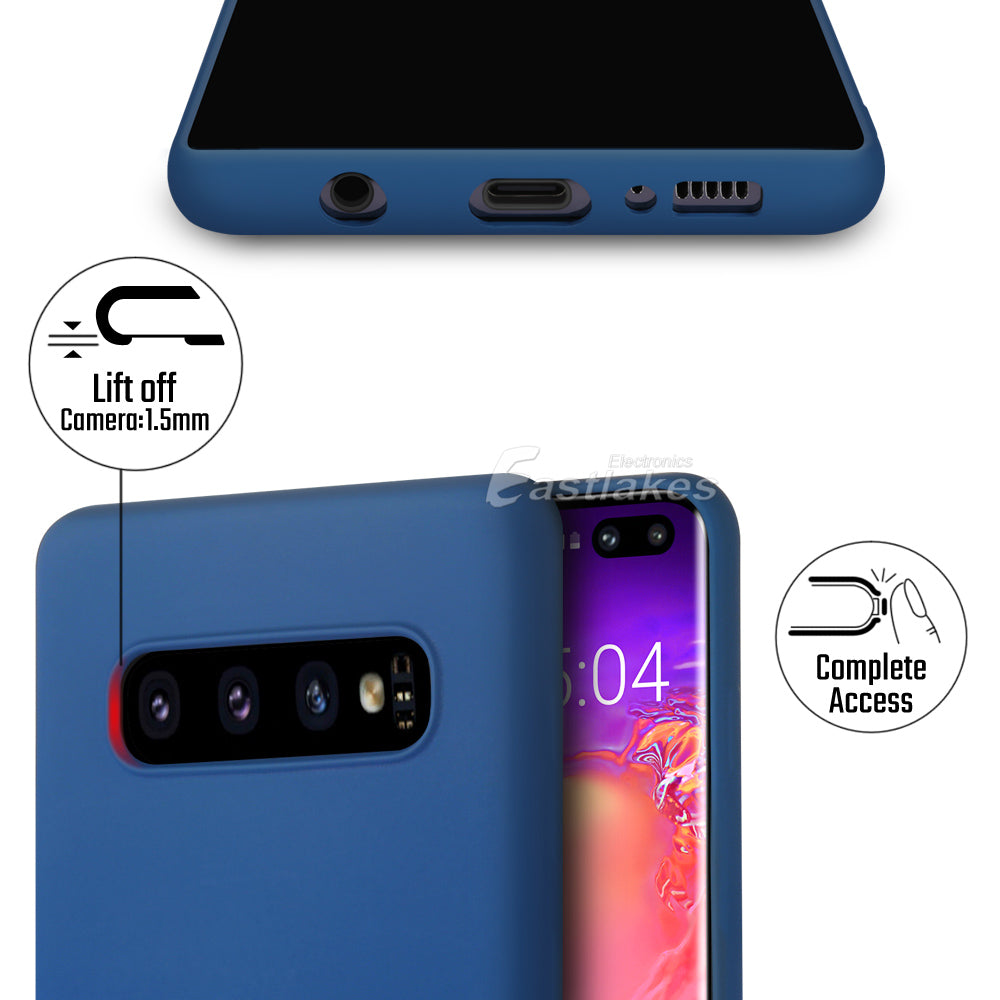 Liquid Silicone Gel Shockproof Case Cover For Samsung S22 S21 S20 FE - Eastlakes Electronics