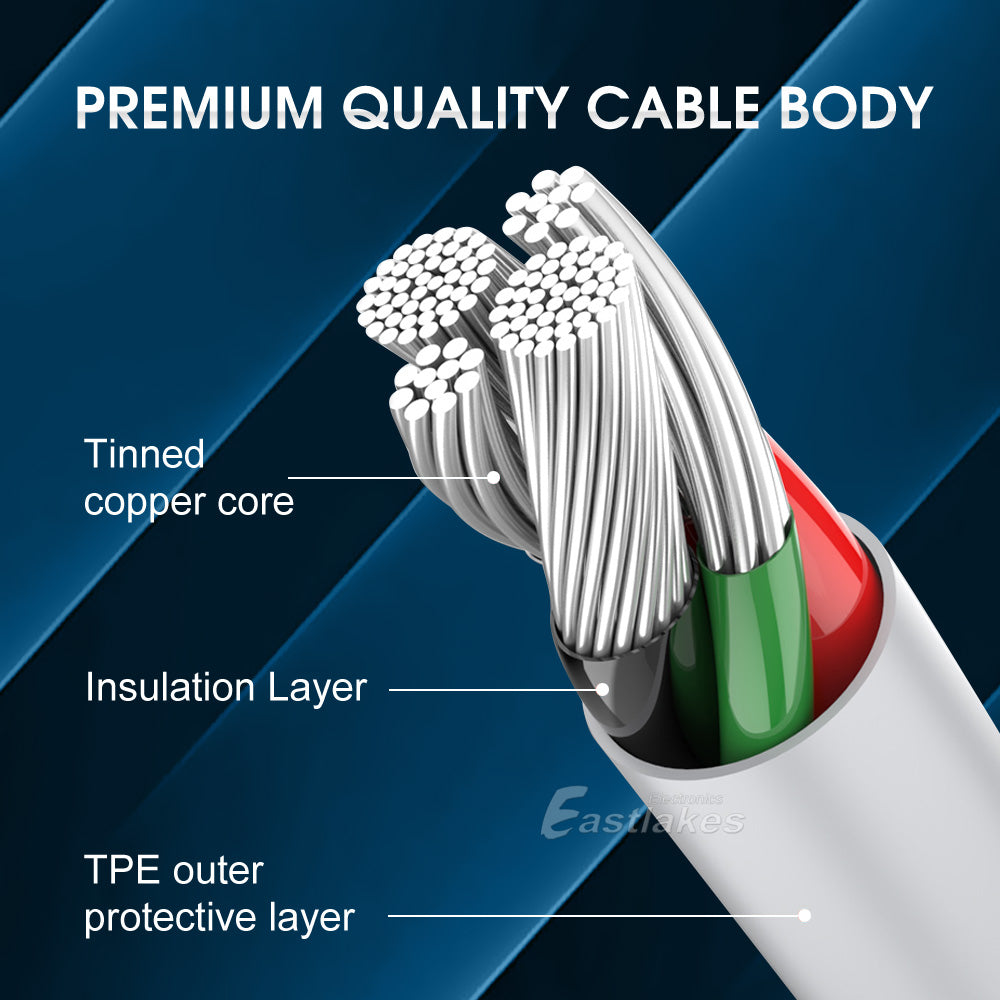 USB-C to Lighting Data Cable - Eastlakes Electronics