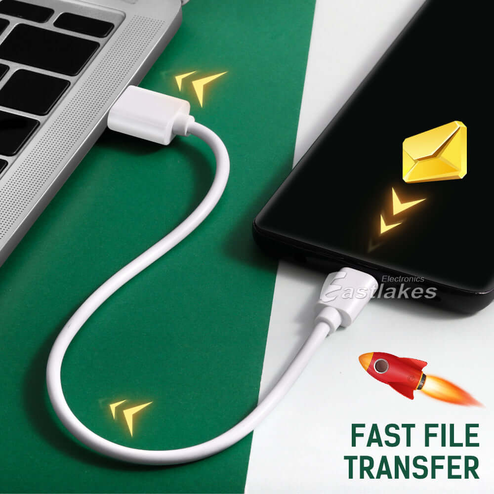 25cm USB-C Fast Charging Cable - Eastlakes Electronics