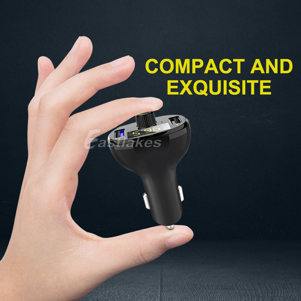 Bluetooth FM Transmitter Car Kit With USB Charger - Eastlakes Electronics