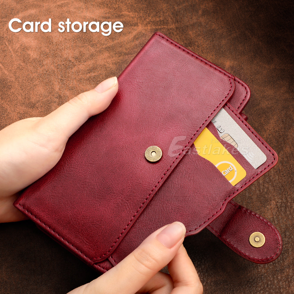 Full Wallet Leather Card Pouch Case For Apple iPhone 11 Pro Max XR XS Max - Eastlakes Electronics