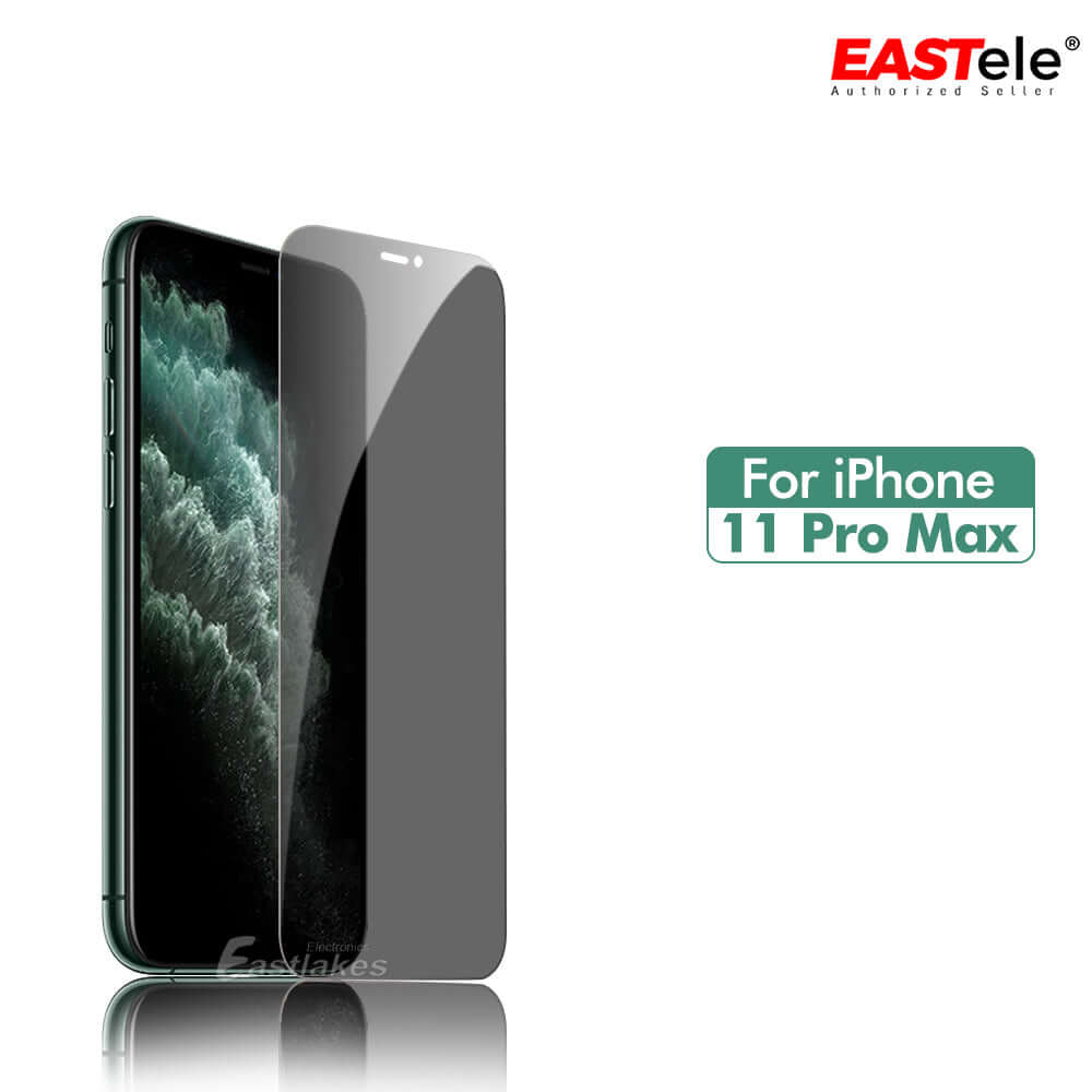 EASTele Privacy Tempered Glass Screen Protector for Apple iPhone - Eastlakes Electronics