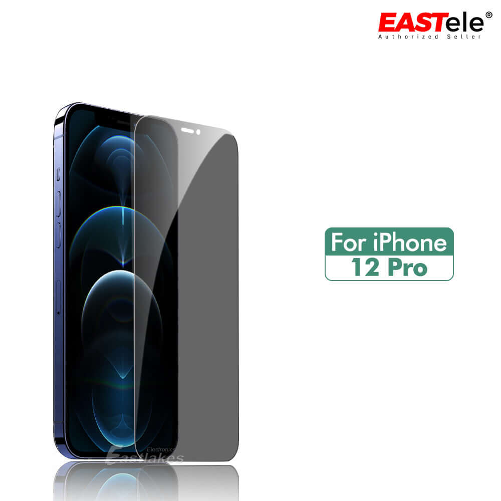 EASTele Privacy Tempered Glass Screen Protector for Apple iPhone - Eastlakes Electronics