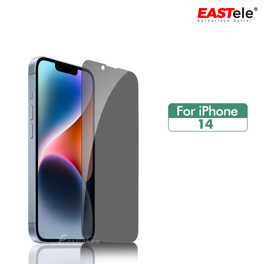 EASTele Privacy Tempered Glass Screen Protector for Apple iPhone - Eastlakes Electronics