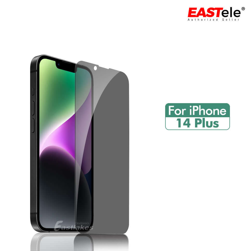 EASTele Privacy Tempered Glass Screen Protector for Apple iPhone - Eastlakes Electronics