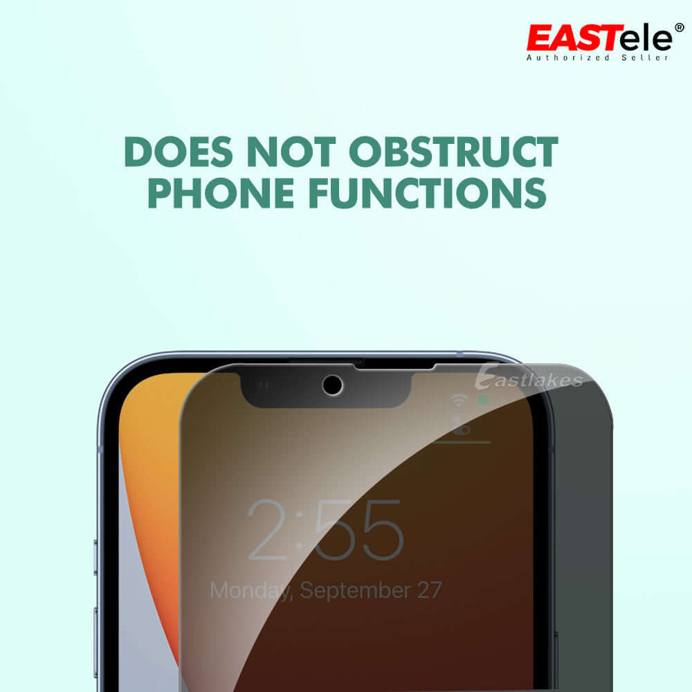 EASTele Privacy Tempered Glass Screen Protector for Apple iPhone - Eastlakes Electronics