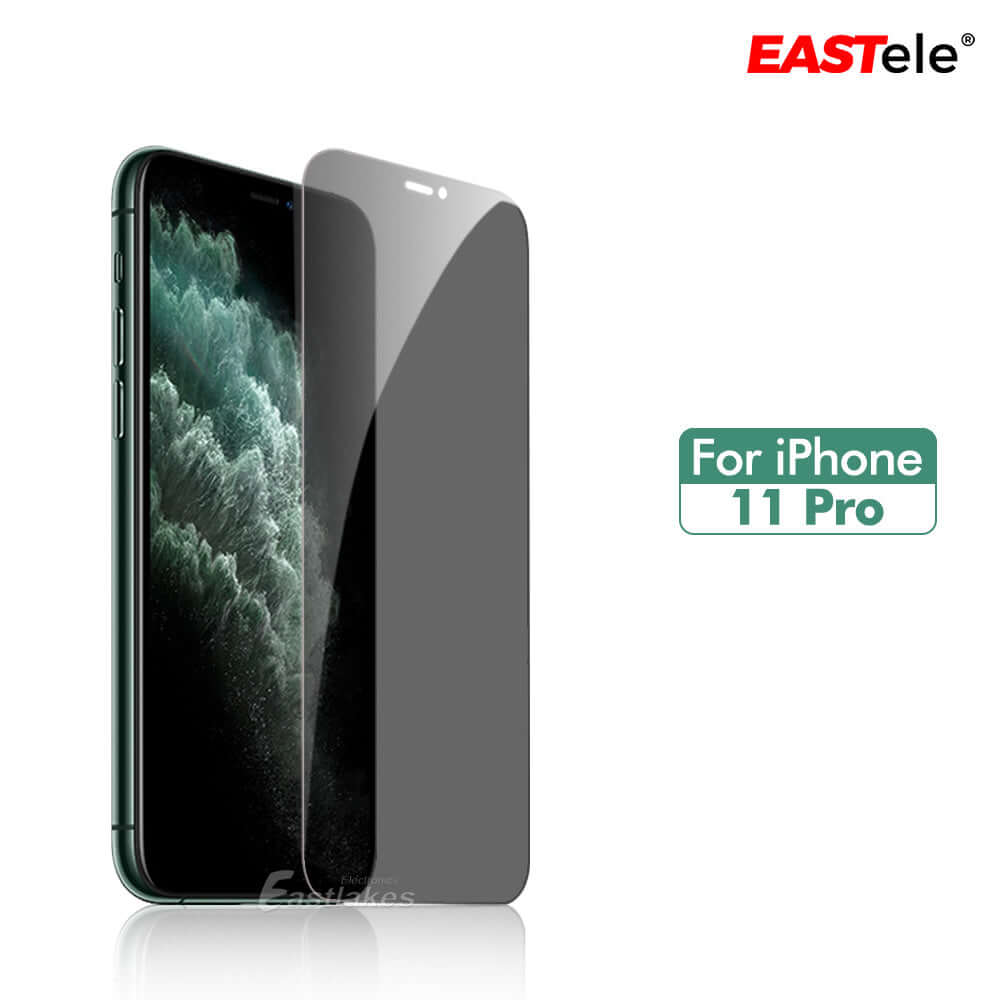 EASTele Privacy Tempered Glass Screen Protector for Apple iPhone - Eastlakes Electronics