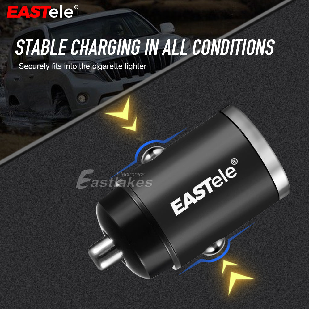 Compact USB-C Fast Car Charger - Eastlakes Electronics
