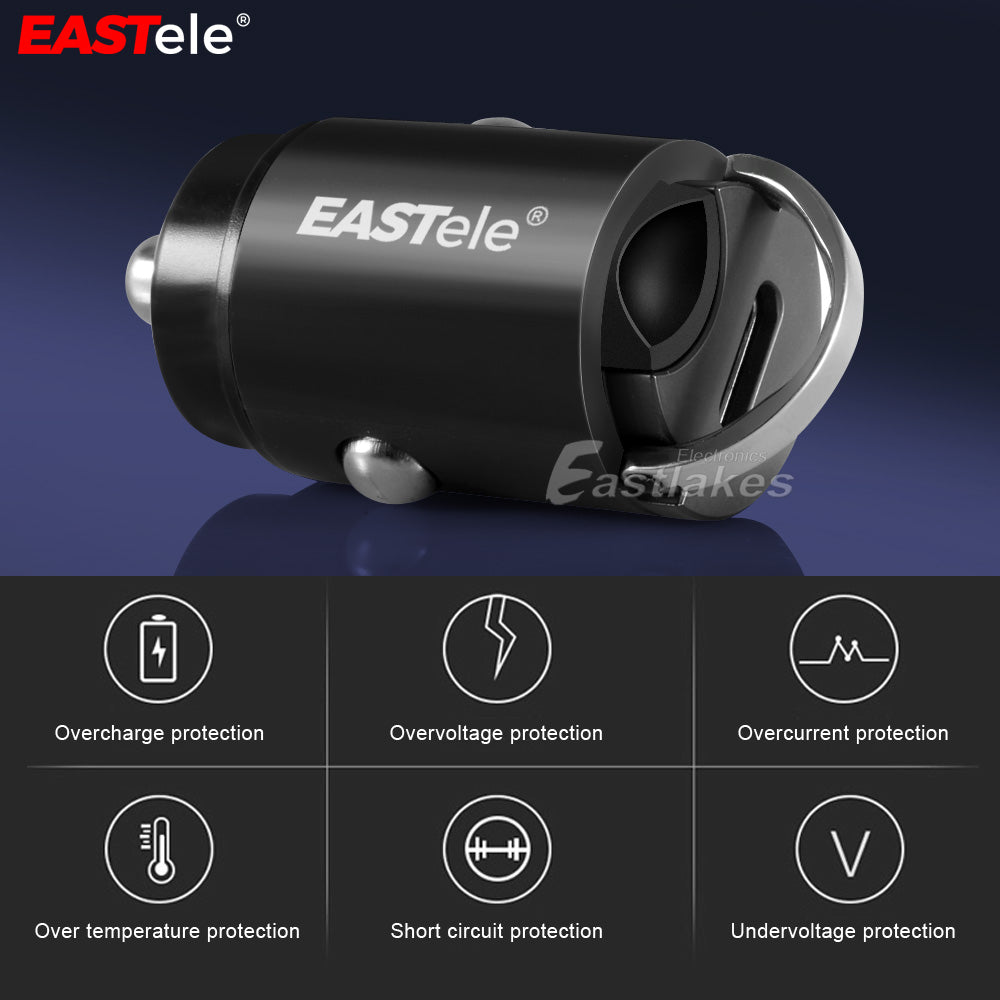 Compact USB-C Fast Car Charger - Eastlakes Electronics